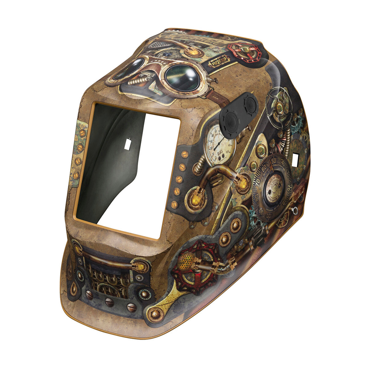 KP4574-2 Steampunk Replacement Shell for Lincoln Viking 3350 ADV Welding Helmet