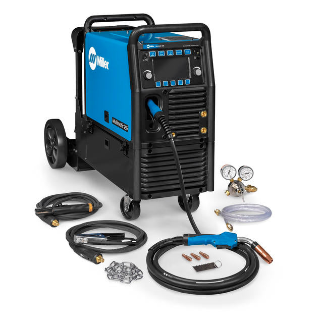 Miller Multimatic 255 Welder with EZ - Latch Cart: Compact & Versatile 951767