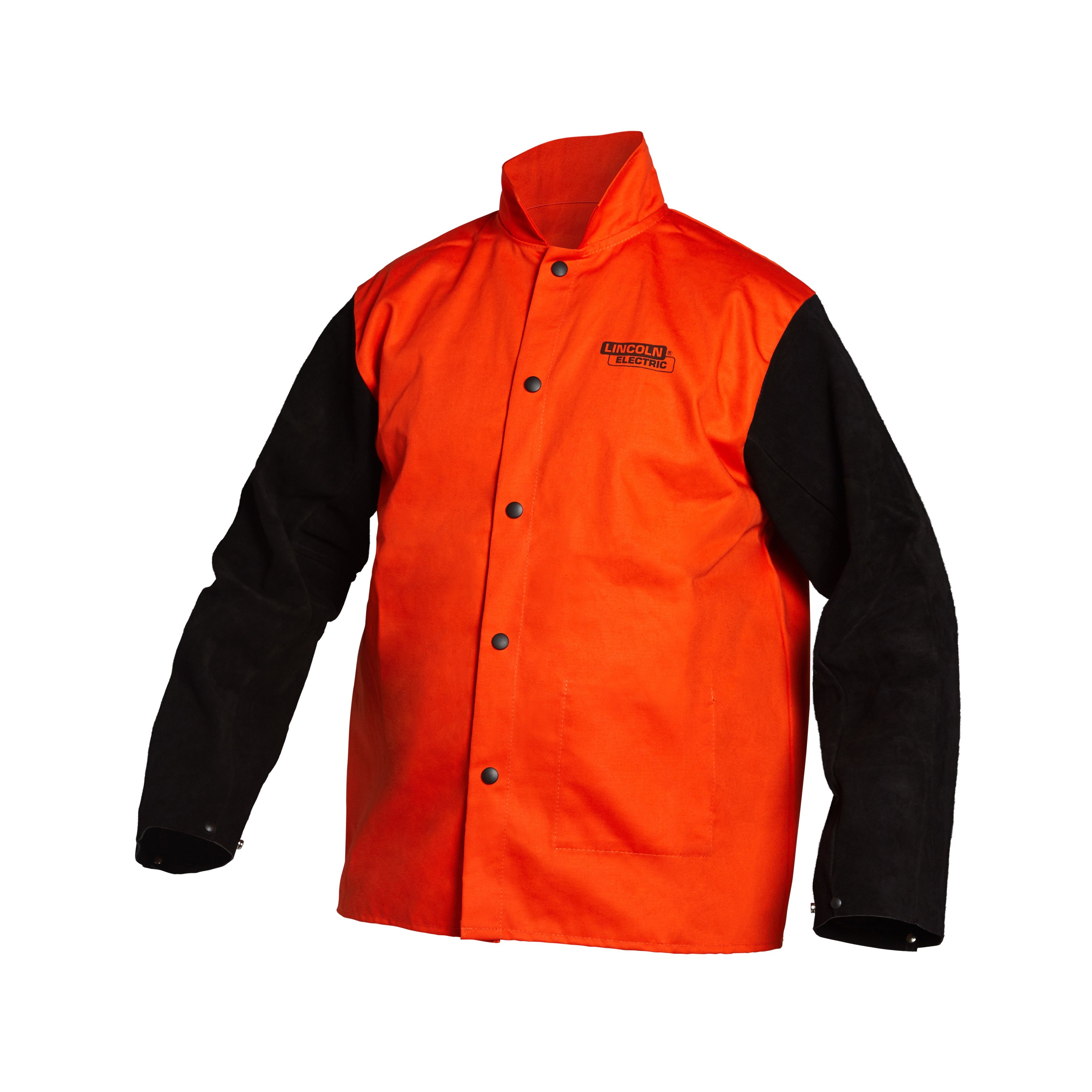 Hot Deal! Lincoln FR Hi-Vis Jacket with Leather Sleeves - K4690
