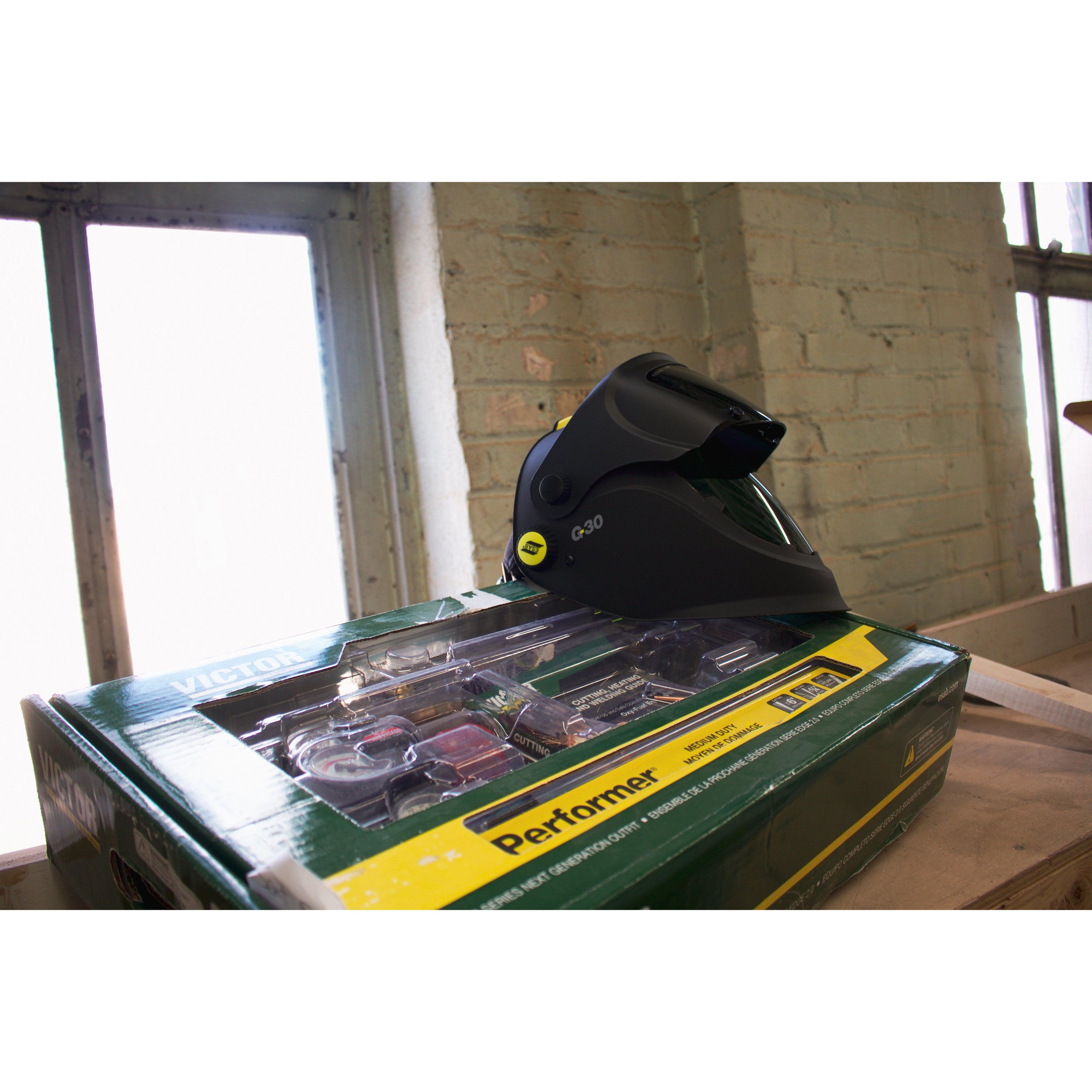 ESAB G30 Flip-Front Welding Helmet with UV+IR Protection and Changeable Lenses