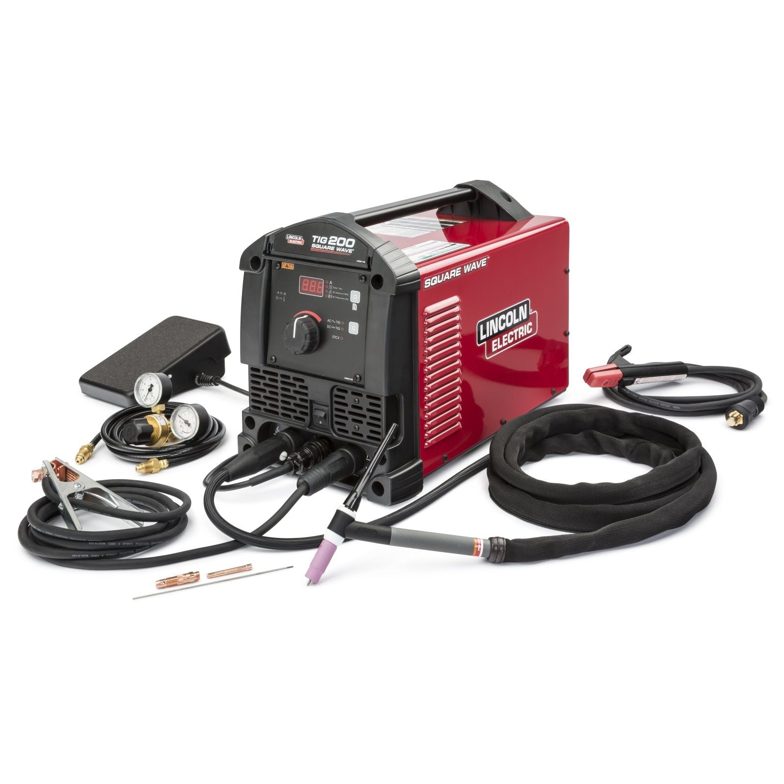 Lincoln Square Wave 200 Portable TIG/Stick Welder K5126-1 with Advanced Features