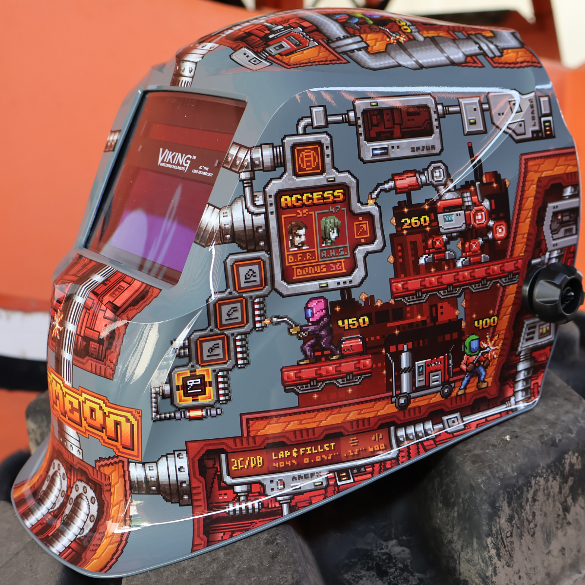 Lincoln Viking 1740 GAME-ON Economical Auto-Darkening Welding Helmet K5562-3
