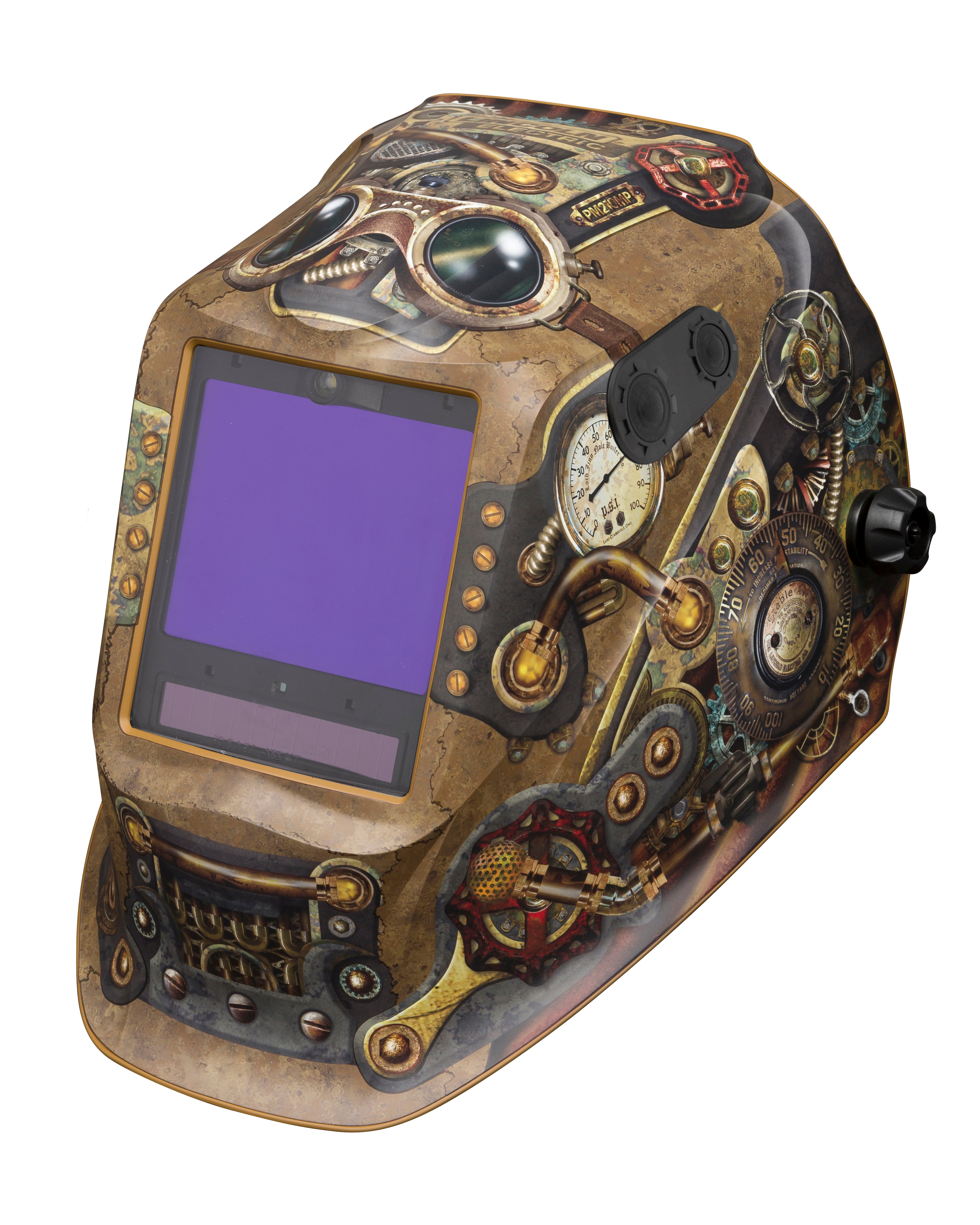 Get the 5th Gen Lincoln Viking 3350 ADV Steampunk Welding Helmet K3428-5 Now!
