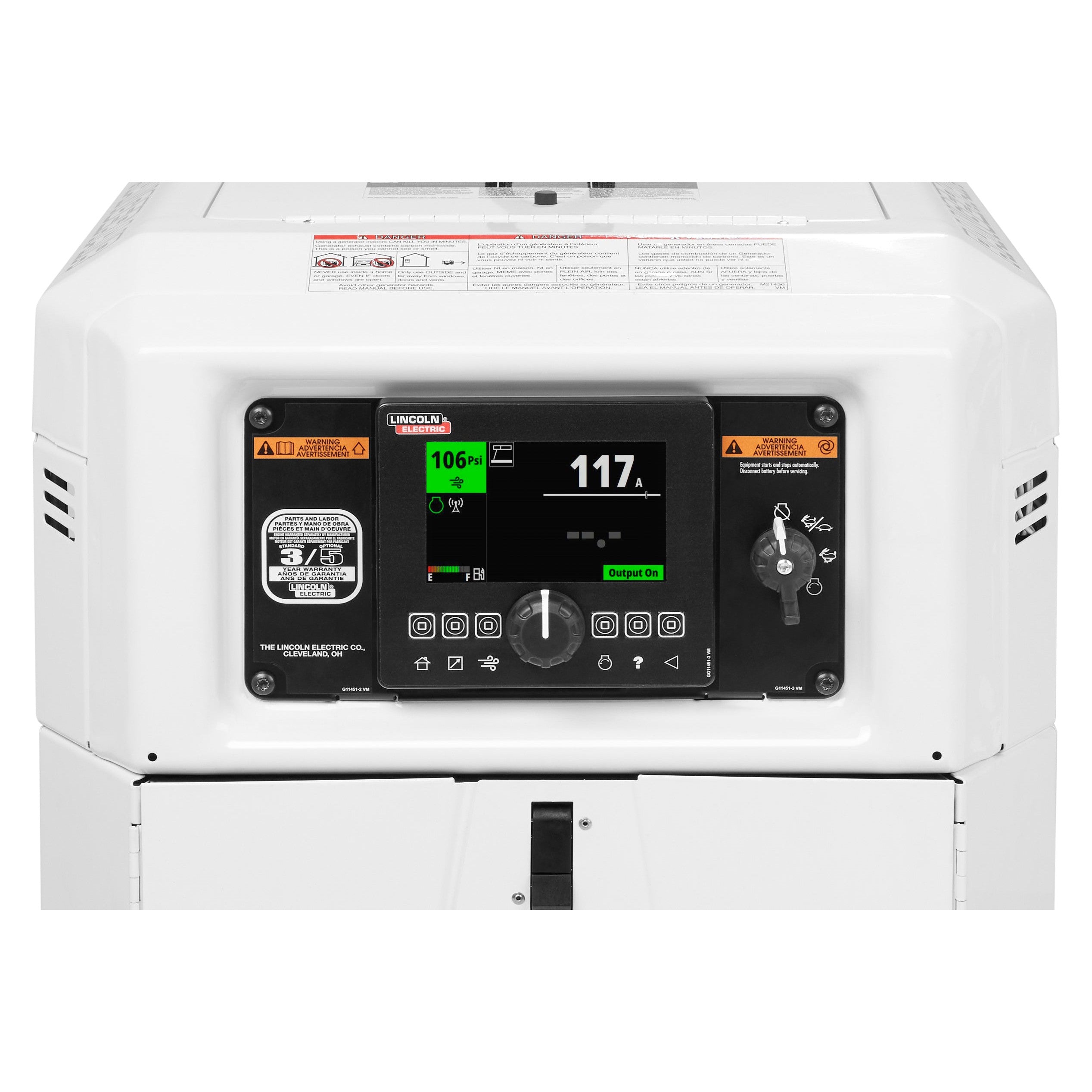 Lincoln Ranger Air 260MPX K5238-1: All-in-One Welder/Generator for Demanding Jobsites