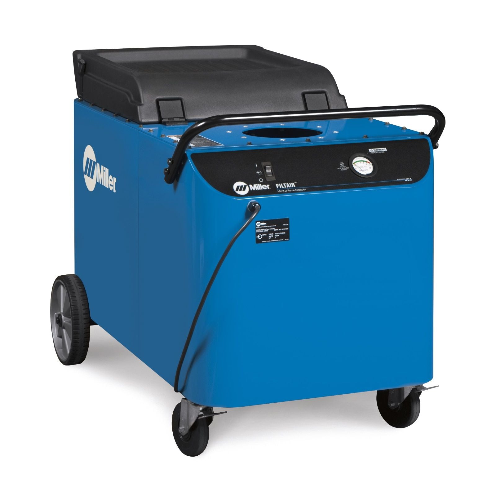 Miller MWX-D, SA-810 with 10-Foot Arm - High-Performance Welding Fume Extractor 951508