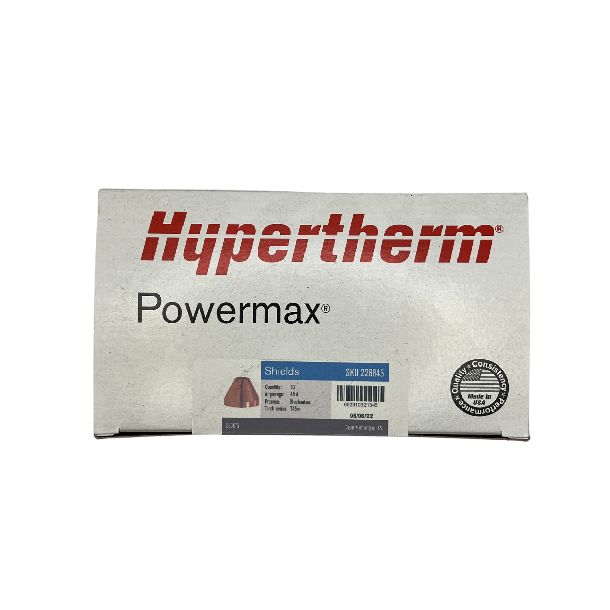 Hot Deal: Hypertherm T45 Mechanized Replacement Shields Bulk Package 228845