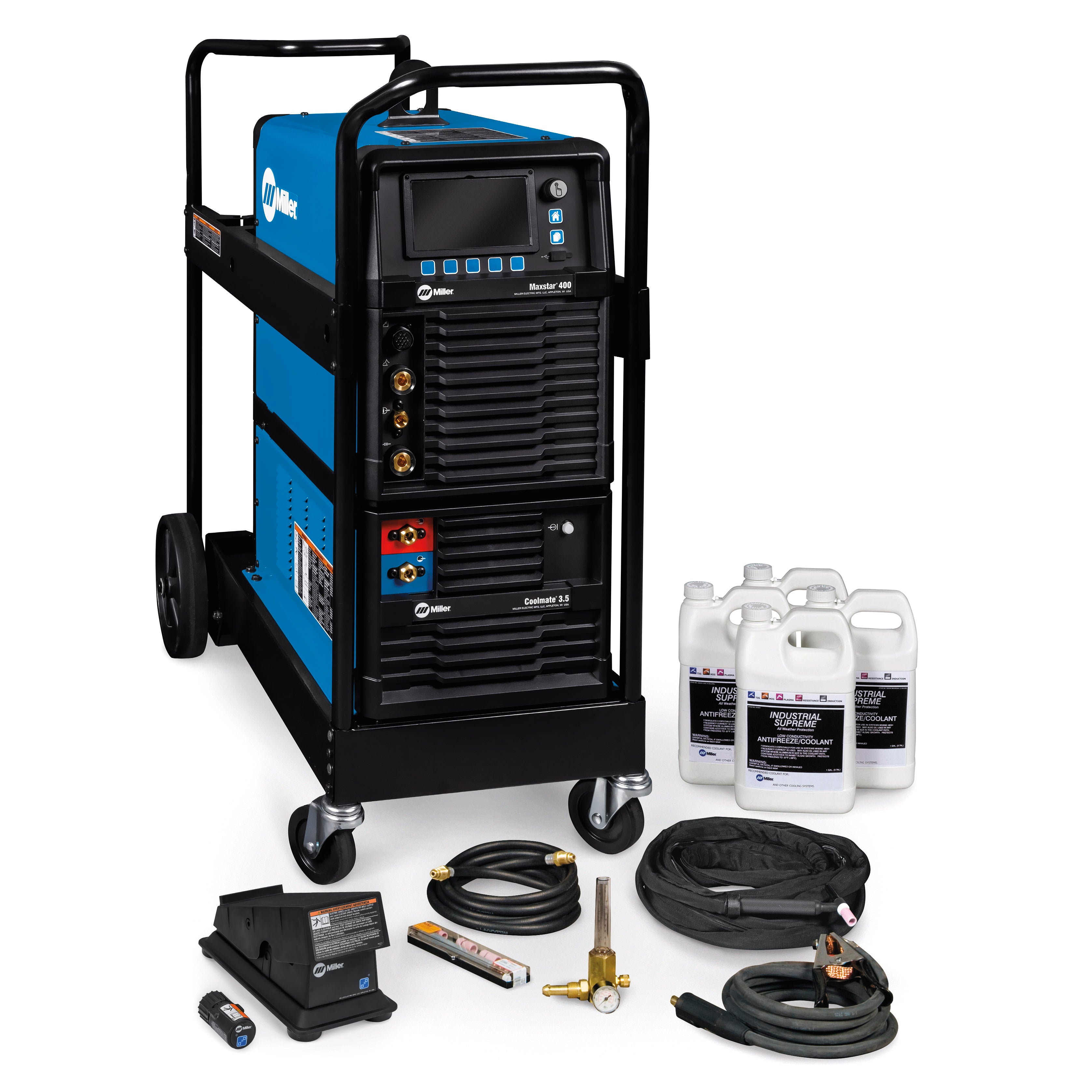 Get the Miller Maxstar 400 Wireless Foot Control Complete Set for Advanced DC TIG Welding