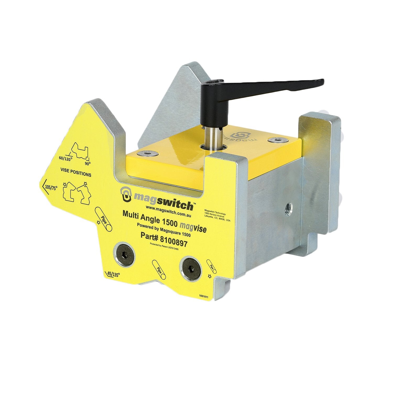 Magswitch MagVise 1500 - 8100897: Dual-Function Magnetic Vise for Workholding with Great Strength