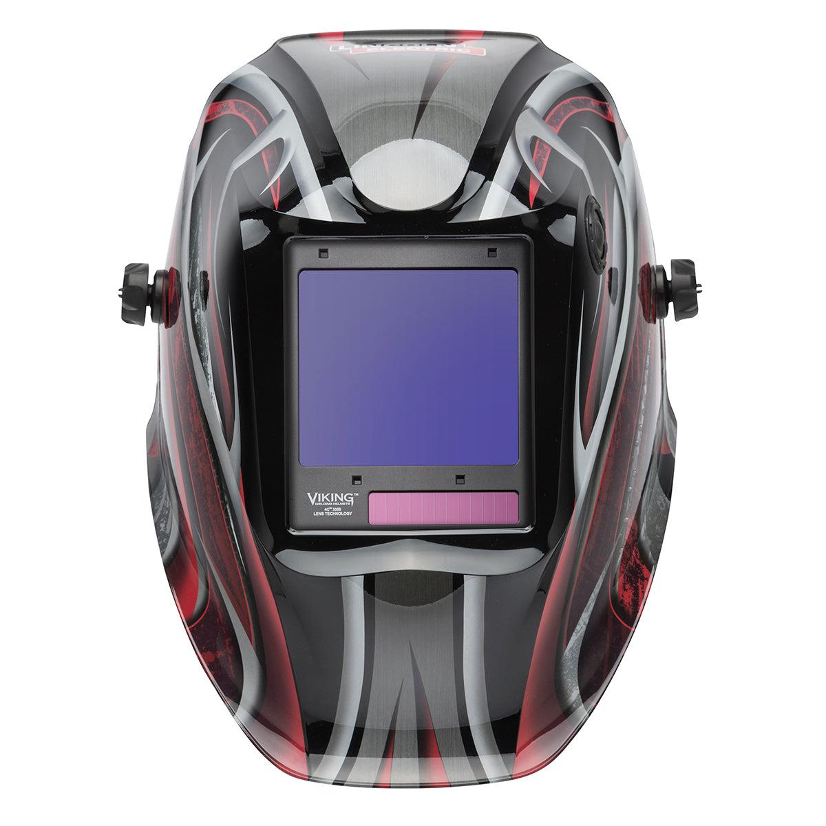 Lincoln Viking 3350 4C 4th Gen Twisted Metal Welding Helmet K3248-4 with Upgraded Features