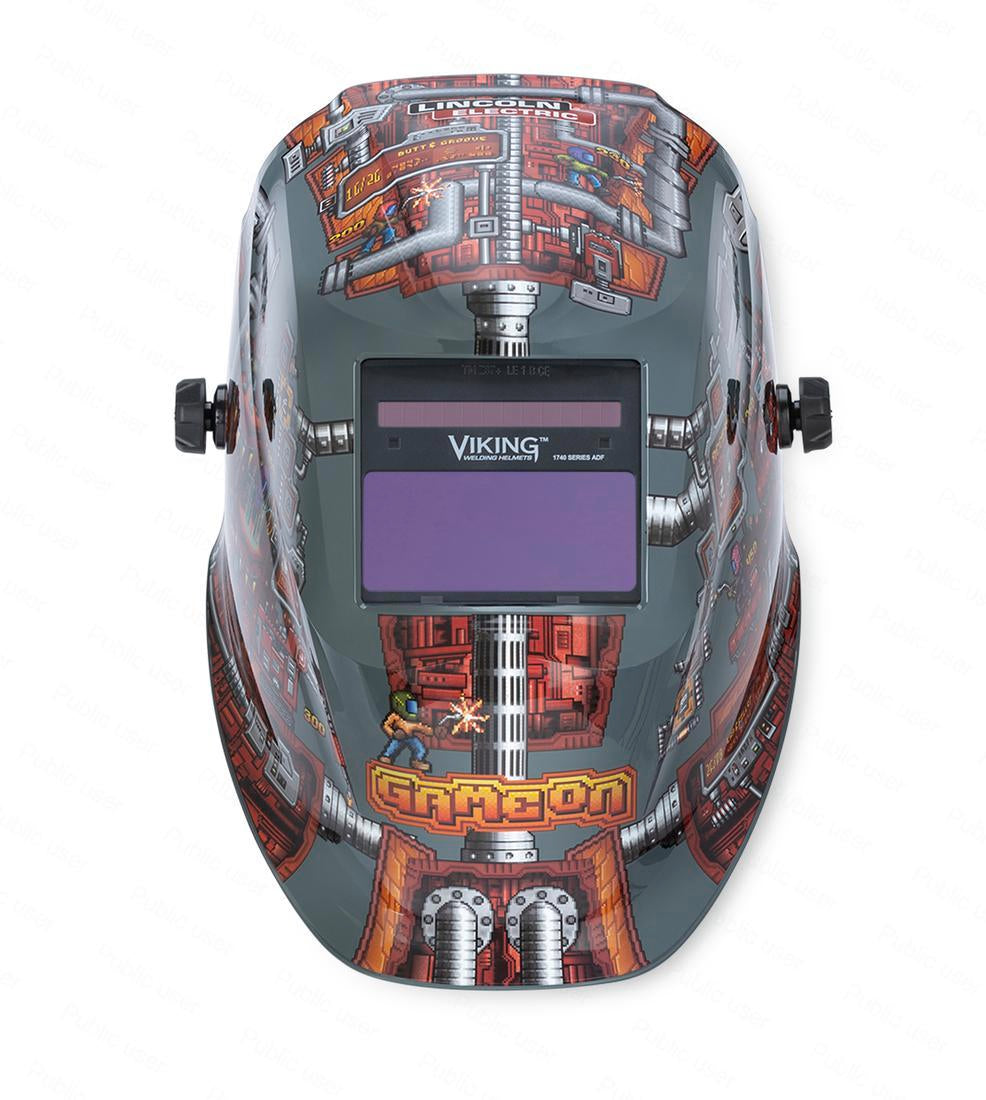 Lincoln Viking 1740 GAME-ON Economical Auto-Darkening Welding Helmet K5562-3