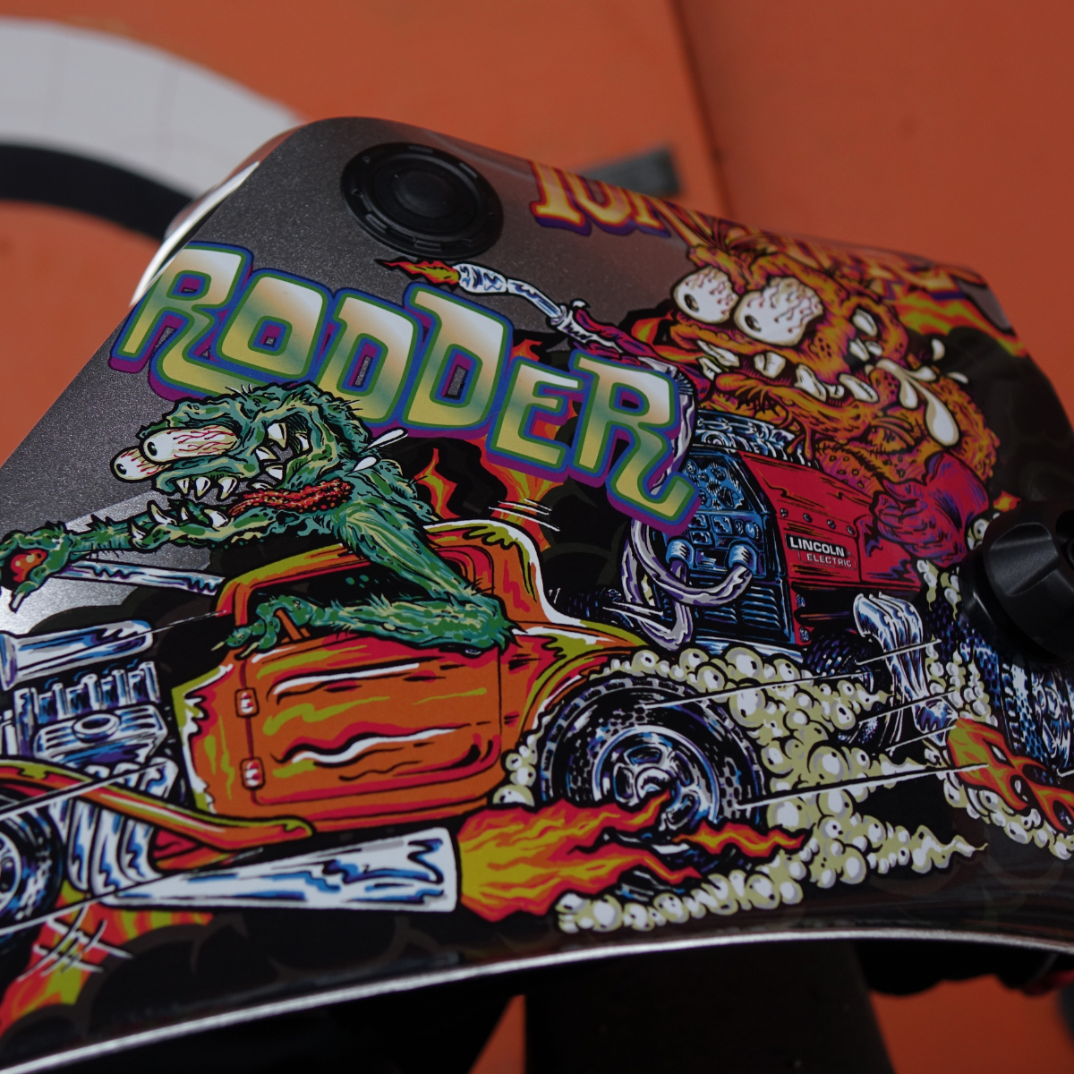 Lincoln Viking 3350 4C 4th Gen Hot Rodders Welding Helmet - K4440-4 | Upgrade Sale