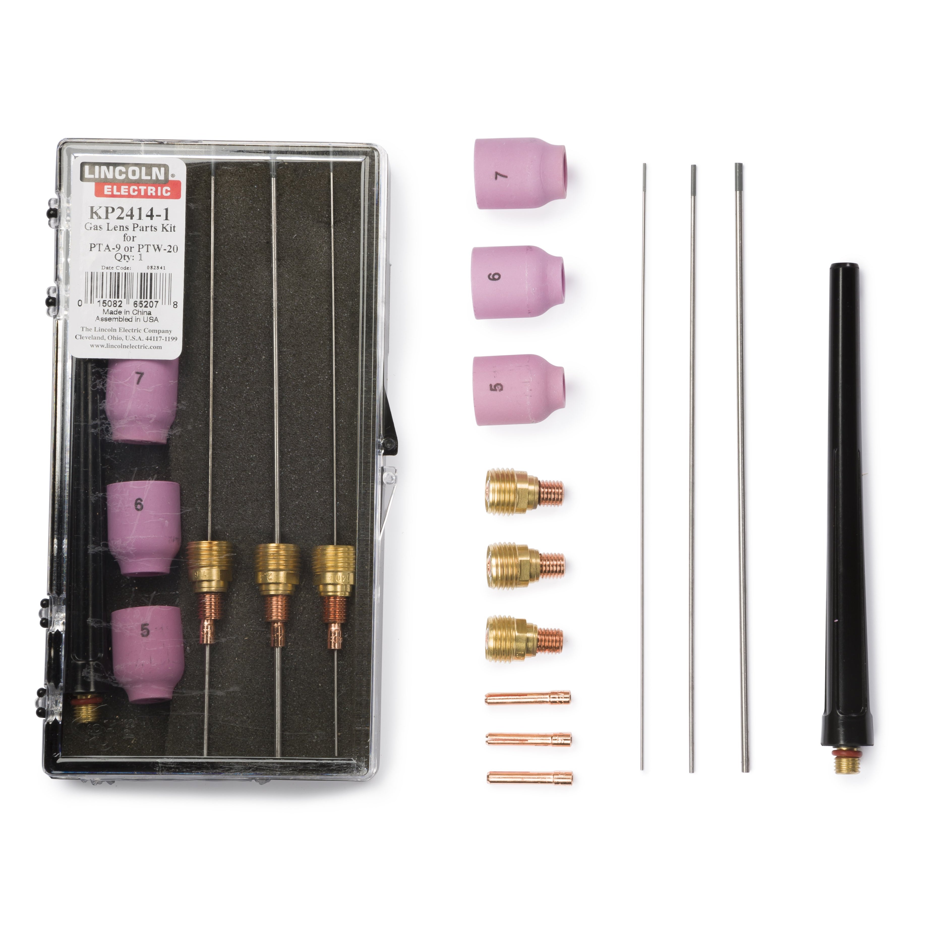 Hot Deal: Lincoln PTA-9/PTW-20 Gas Lens Welding Parts Kit KP2414-1
