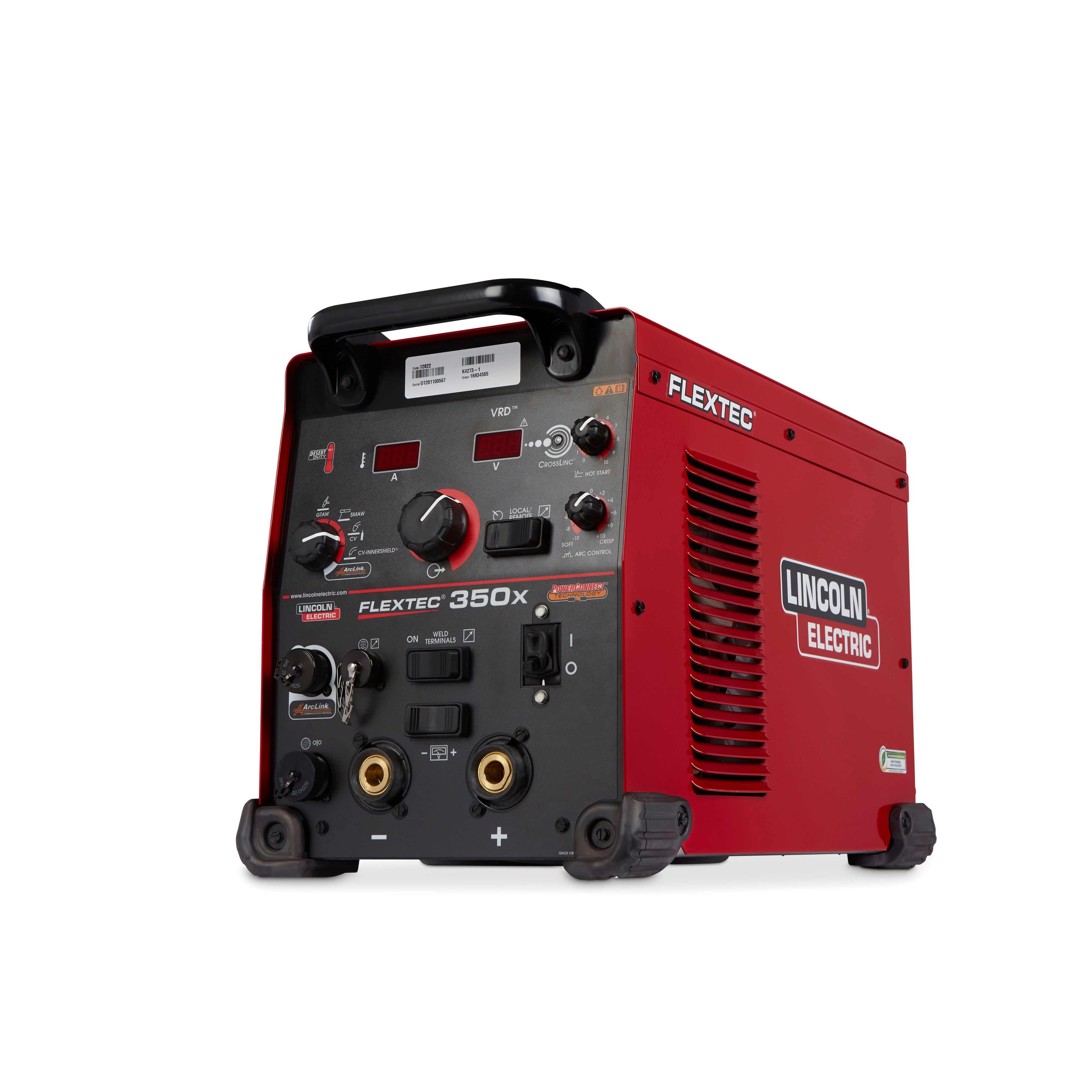 Flextec 350X Portable Construction Power Source with Tweco Connections - K4271-2