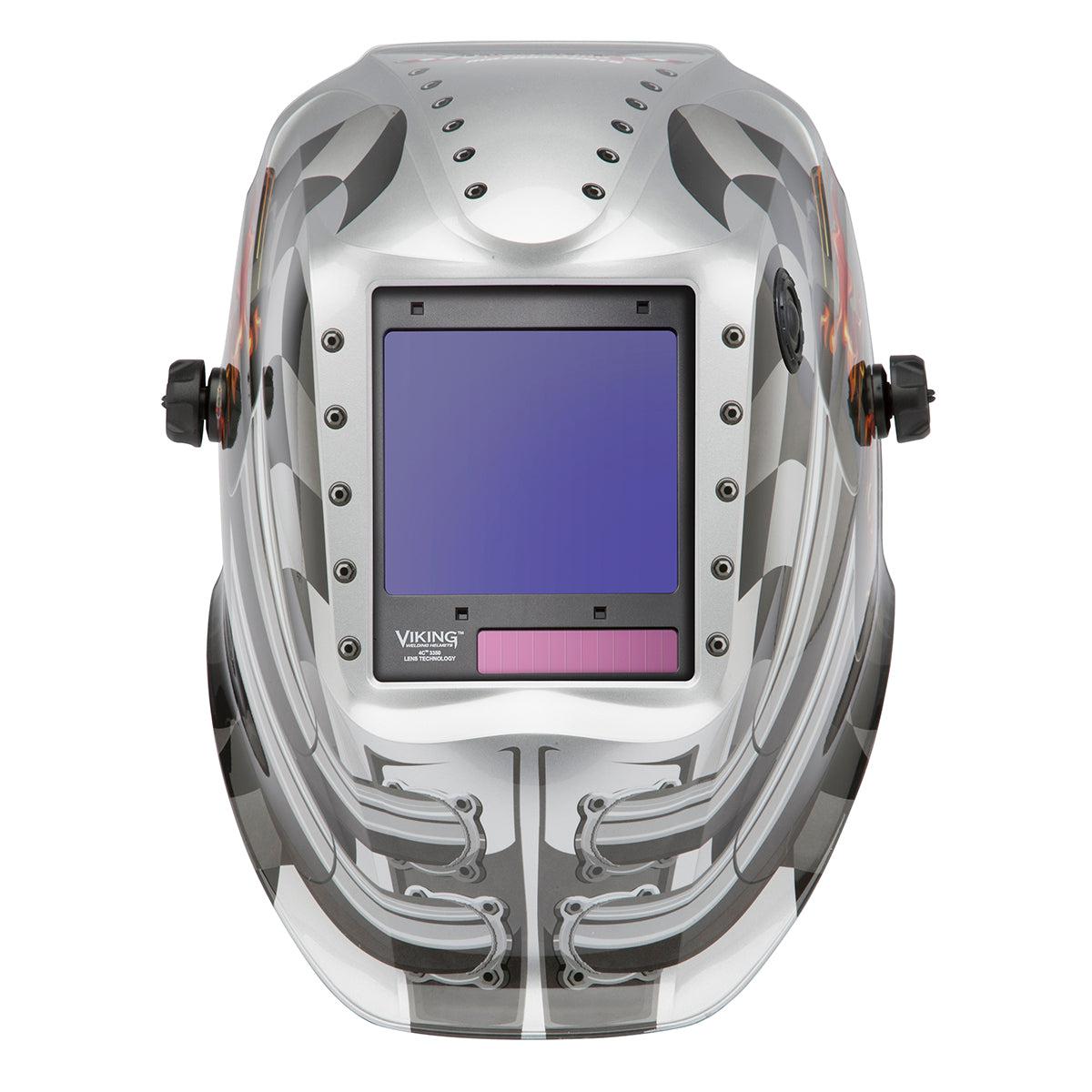 Lincoln Viking 3350 4C Motorhead 4th Gen Welding Helmet - Exclusive Upgrade!