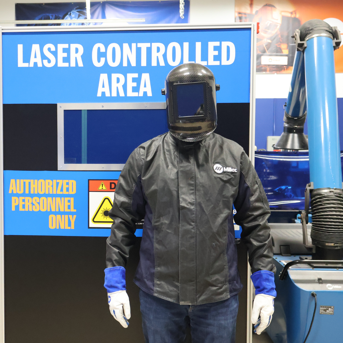 Hot Deal! Miller OptX Carbon Fiber Laser Welding Helmet - 301829