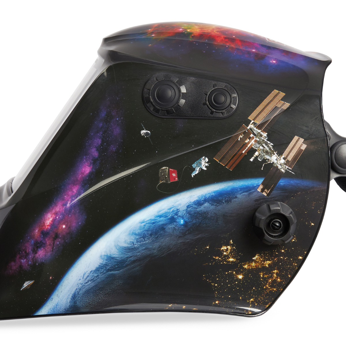 Get the Lincoln Viking 2450 ADV Intergalactic Welding Helmet with Integrated Smart LED Light - K5243-5