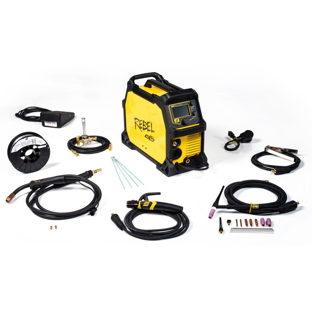 Hot Deal! ESAB Rebel 205ic AC/DC Multiprocess Welder