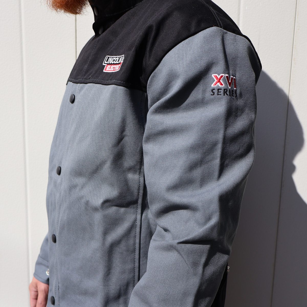 Hot Deal! Lincoln XVI Series Industrial Flame-Resistant Welding Jacket - K4931, Sizes M - 5XL