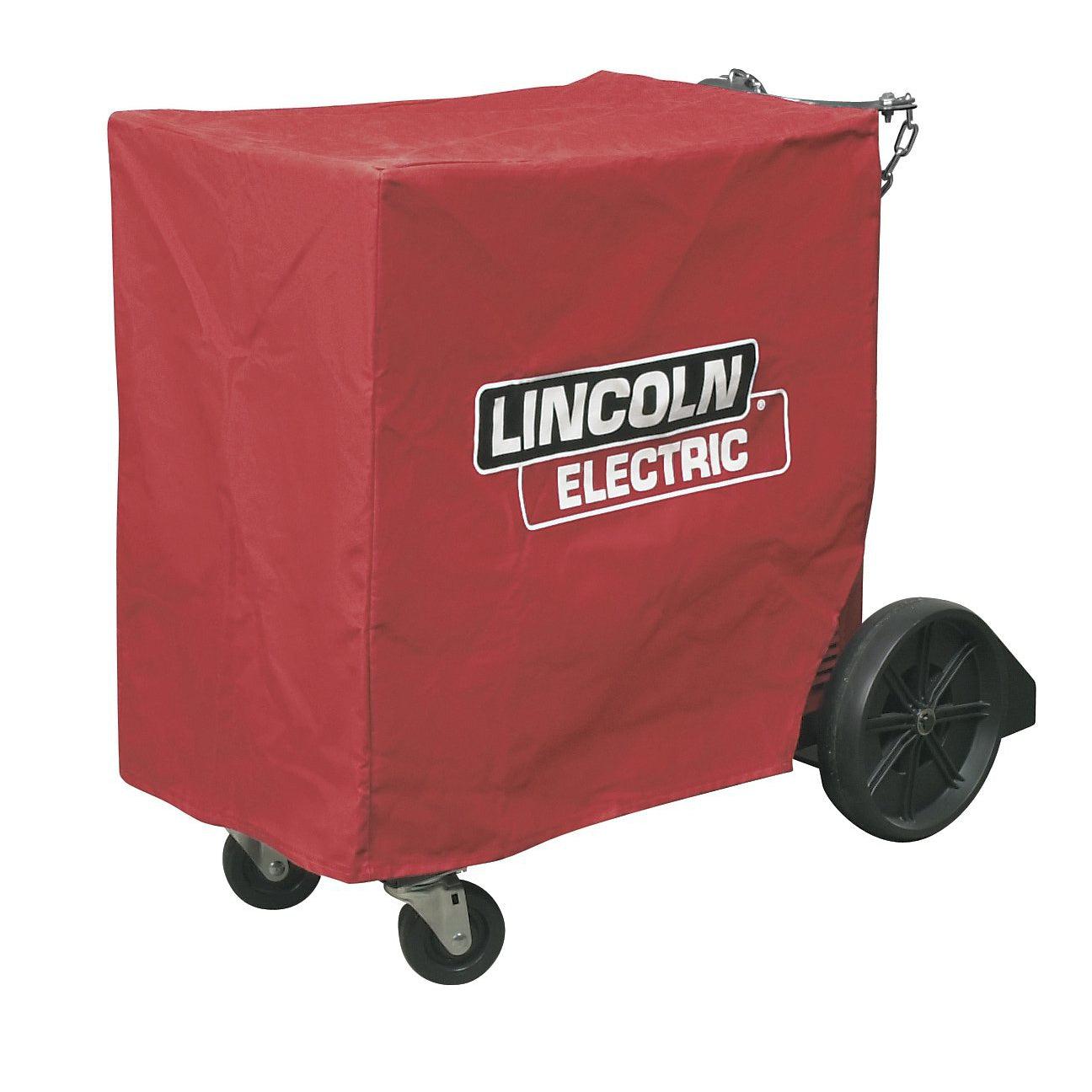 Hot Deal! Medium Red Canvas Cover for Lincoln Power MIG and Precision TIG Welders - K2378-1